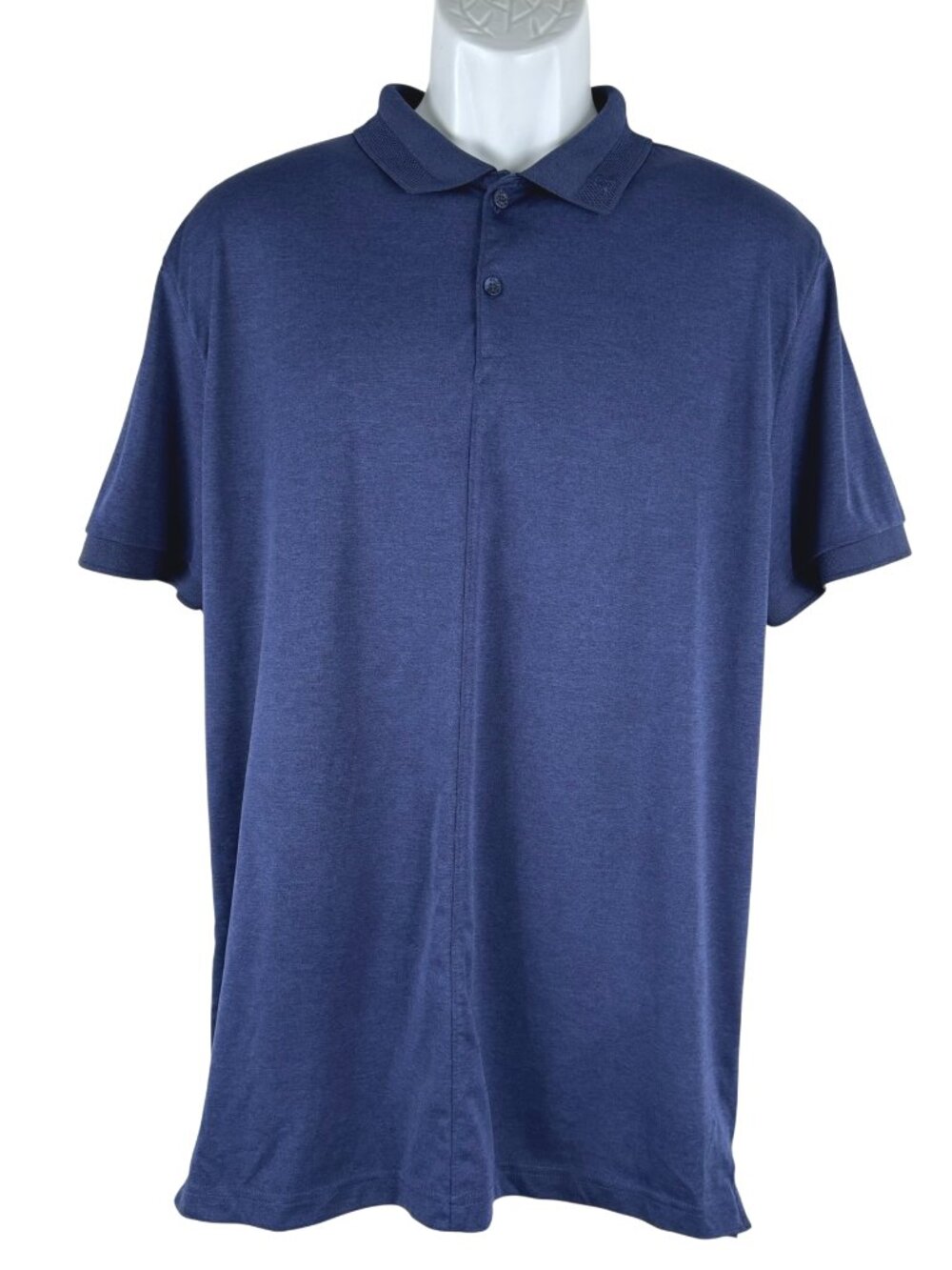J. Lindeberg Golf Polo Shirt Mens XL Blue Short Sleeve Regular Fit TP-3935